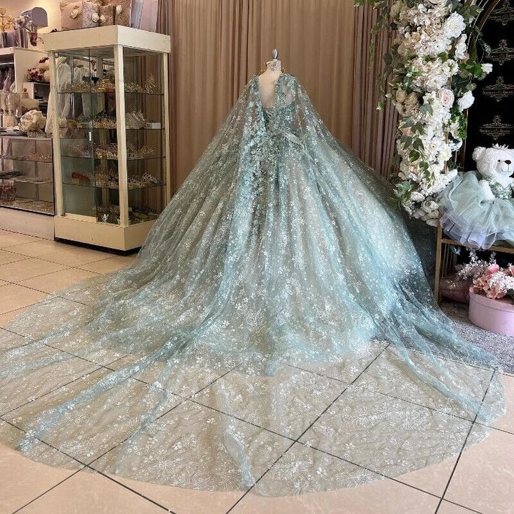 Enchanting Lace Sweetheart Sweet 16 Quinceanera A-Line Tulle Floor-length Prom Dress Birthday Dress Evening Dress Ball Gown DP6454