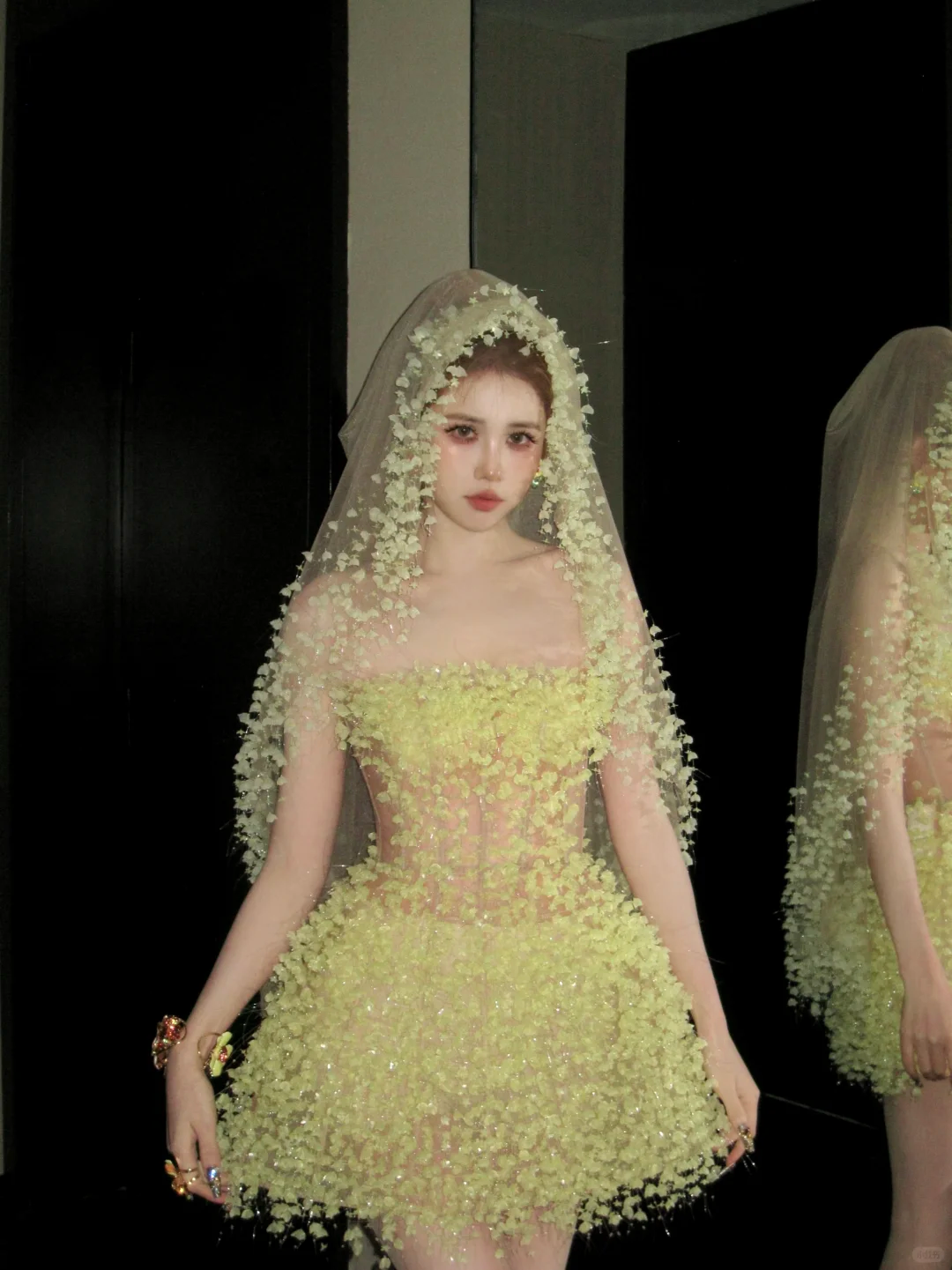Fashion Yellow Sequined Strapless A-Line Veil Design Tulle Party Dress Homecoming Dress DP6246