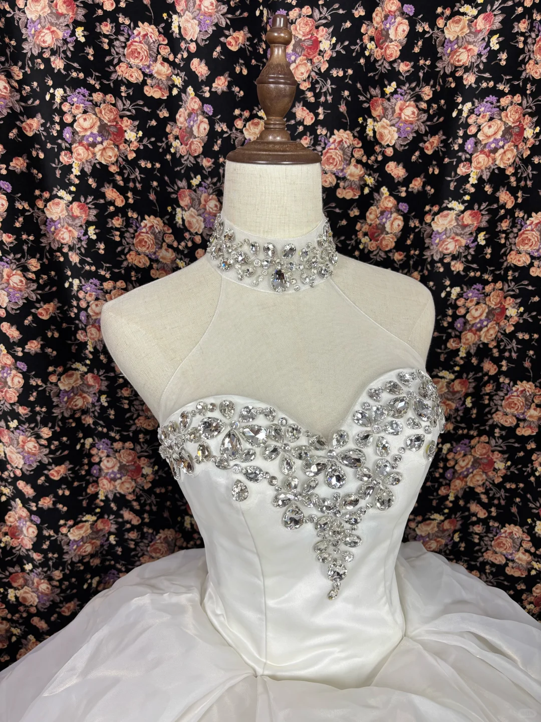 Robe de Quinceanera rétro bustier en tulle avec perles, robe de bal pour anniversaire de 17 ans, DP5920