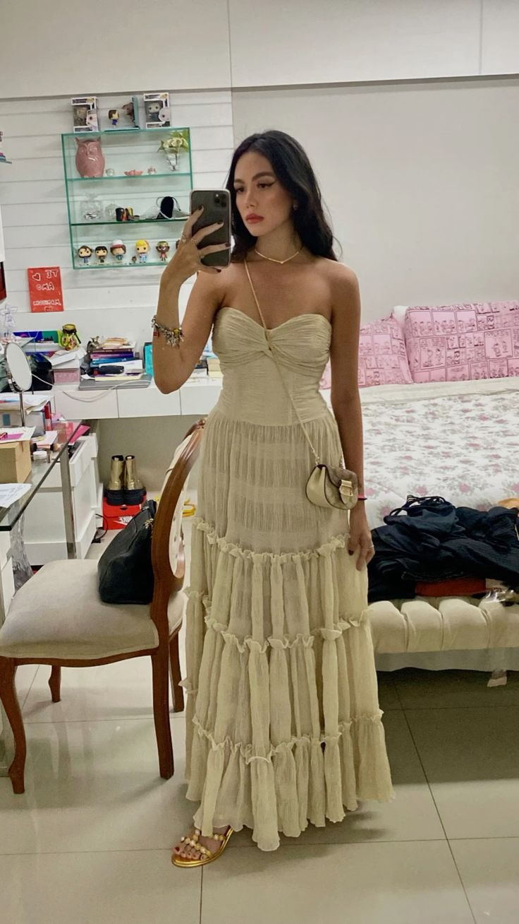 Elegantes Sweetheart A-Linie Langes Partykleid Modisches Sommerkleid, DP3249