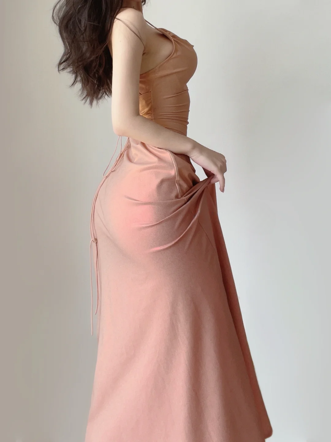 Elegant Ombre Straps Sheath Long Party Dress Pretty Evening Gown, DP5378
