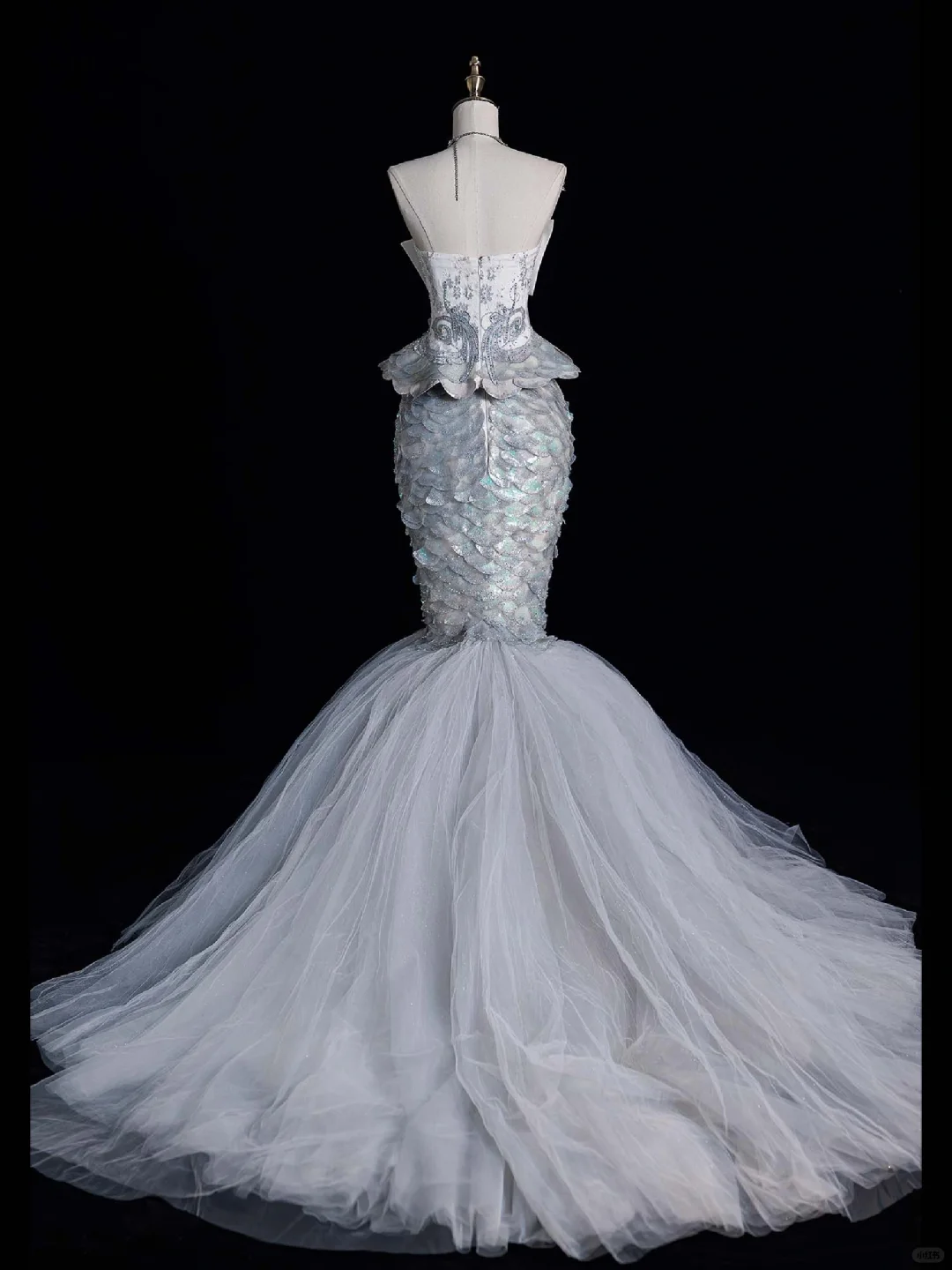 Gorgeous Strapless Mermaid Beading Long Evening Party Dress Birthday Outfits, DP5256