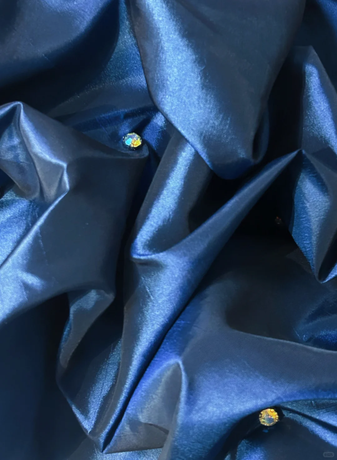 Chic Navy Blue Strapless A-Line Satin Ruffled Homecoming Dress Party Dress Cocktail Dress DP7106