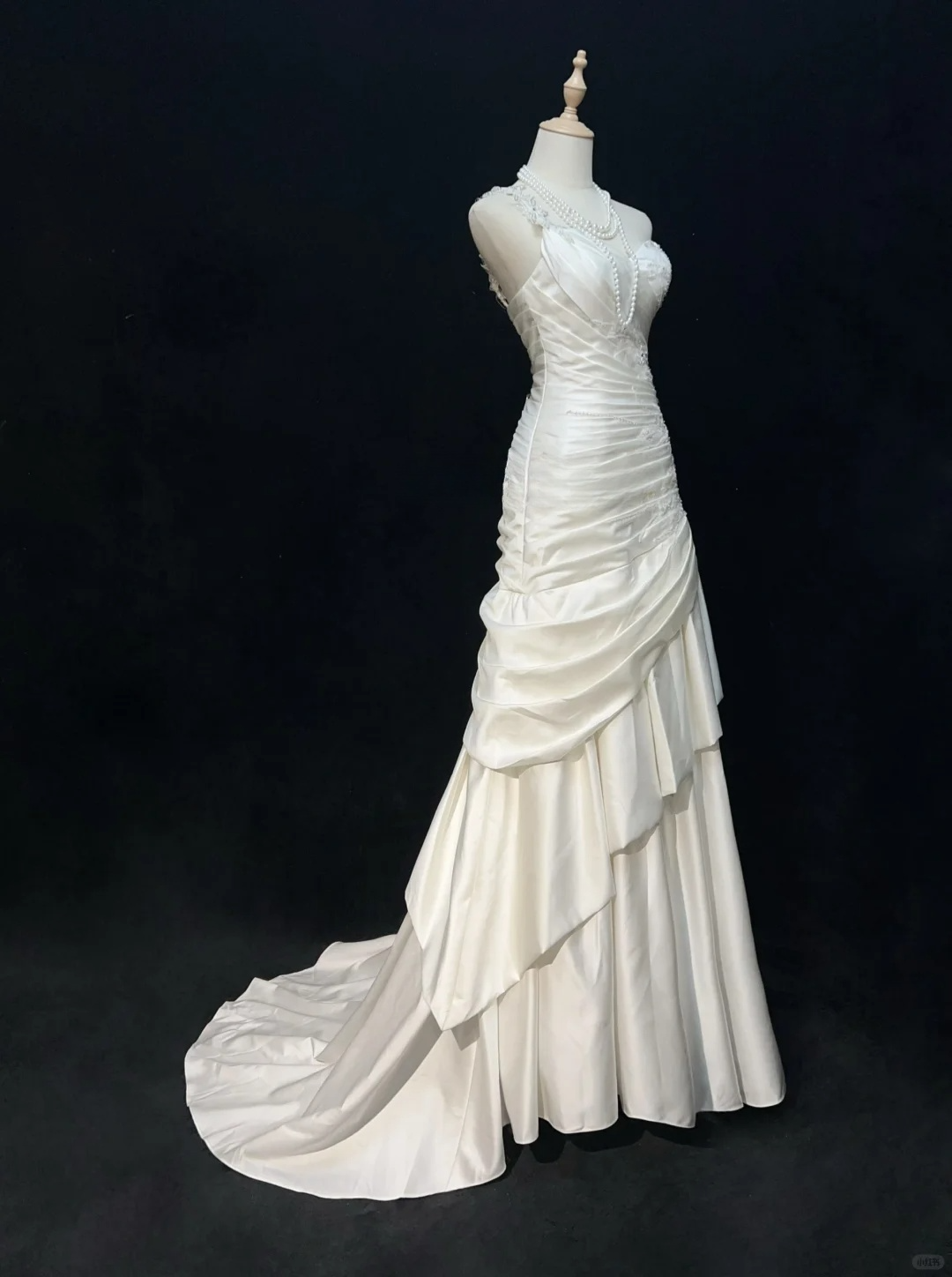 New Arrival White One Shoulder A-Line Beading Vintage Long Evening Party Dress, DP4880
