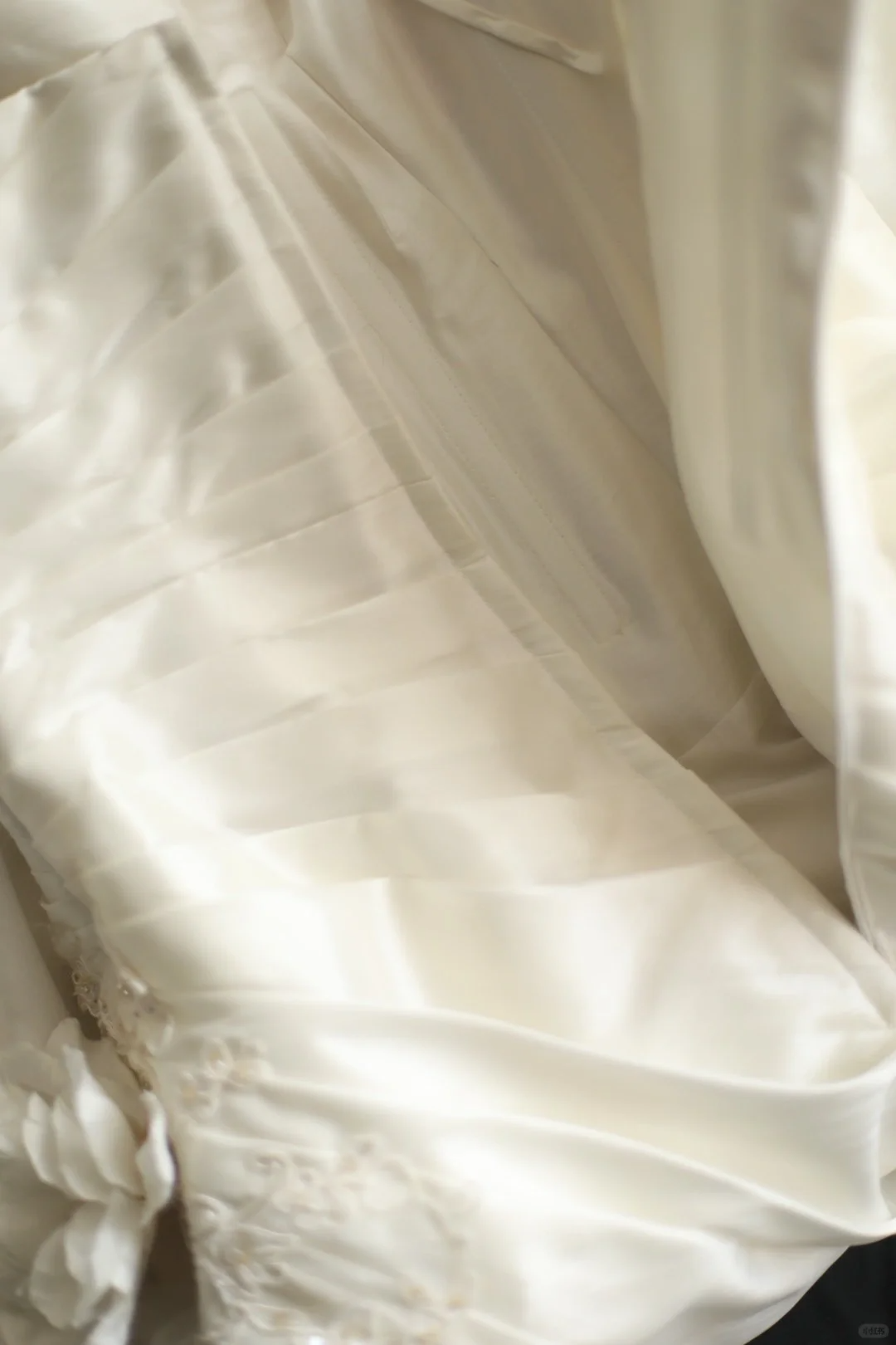 Spaghetti Straps White A-Line Lace Satin Vintage Wedding Dress Bridal Dress, DP5172