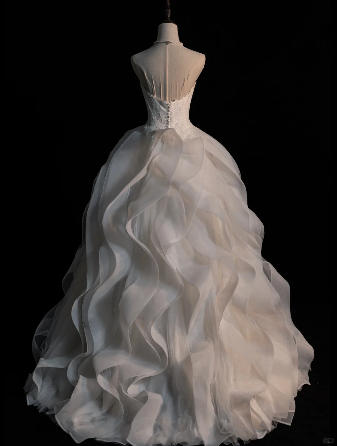 Robe de mariée longue blanche élégante, bustier, coupe trapèze, à volants, tenue d'anniversaire, DP5210