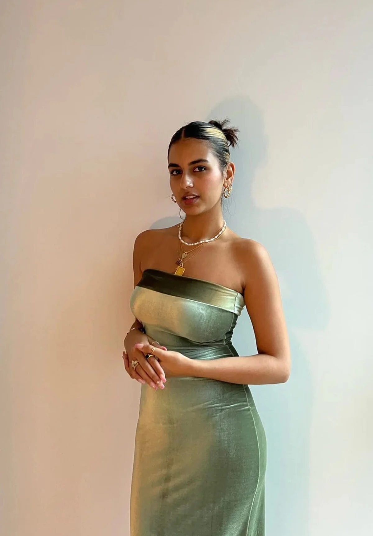 Charming Strapless Velvet Sexy Sheath Long Party Dress, DP2403