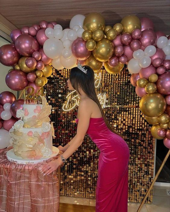 Hot Pink Sweatheart Velvet Long Party Dress Birthday Dress, DP2854