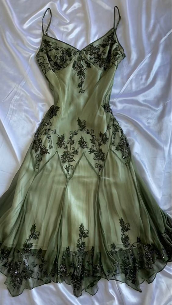 Robe de soirée vintage à bretelles spaghetti et col en V, DP2523