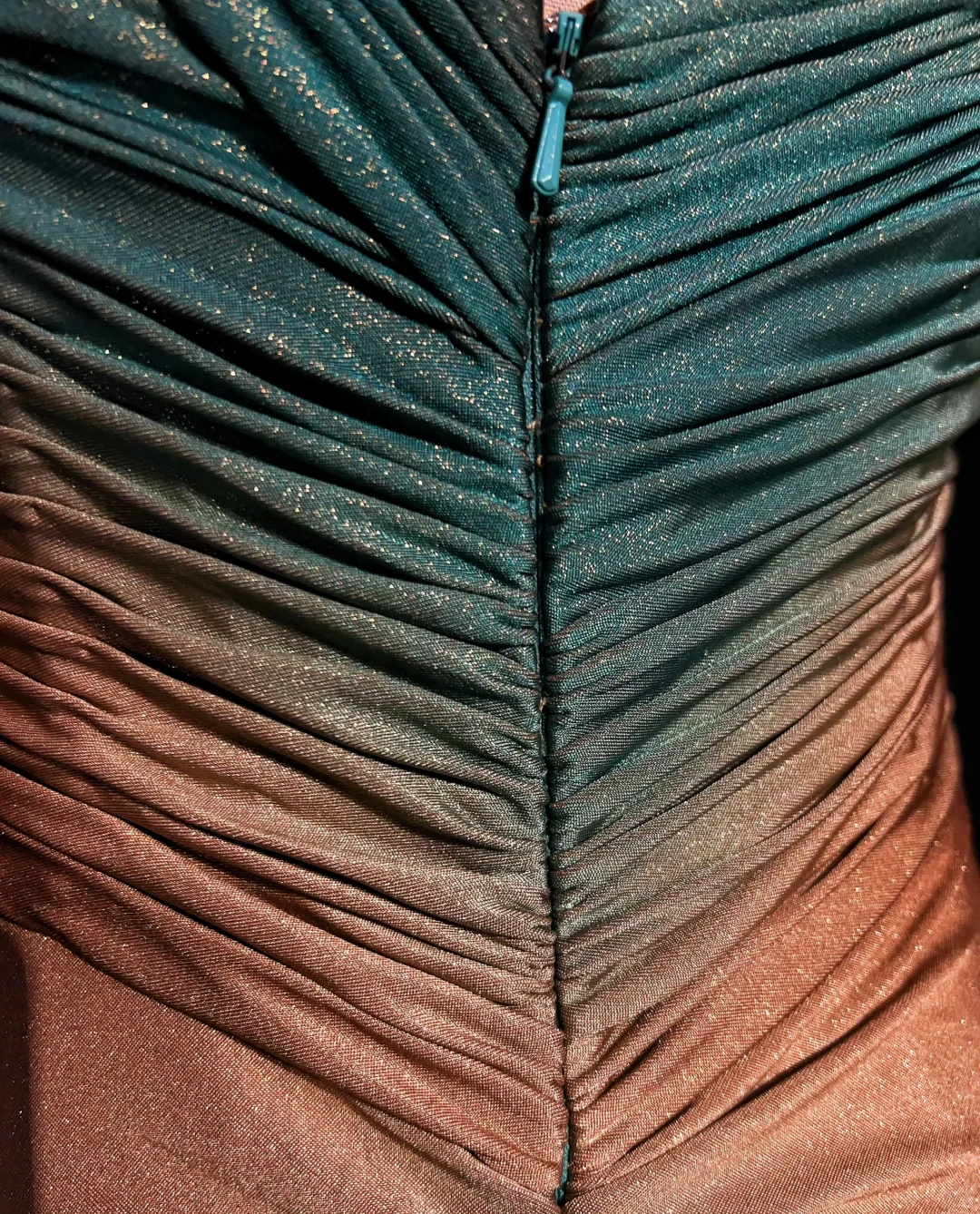 Neuankömmling Ombre One Shoulder Meerjungfrau Perlenbesetzt Vintage Langes Abendkleid, DP4881