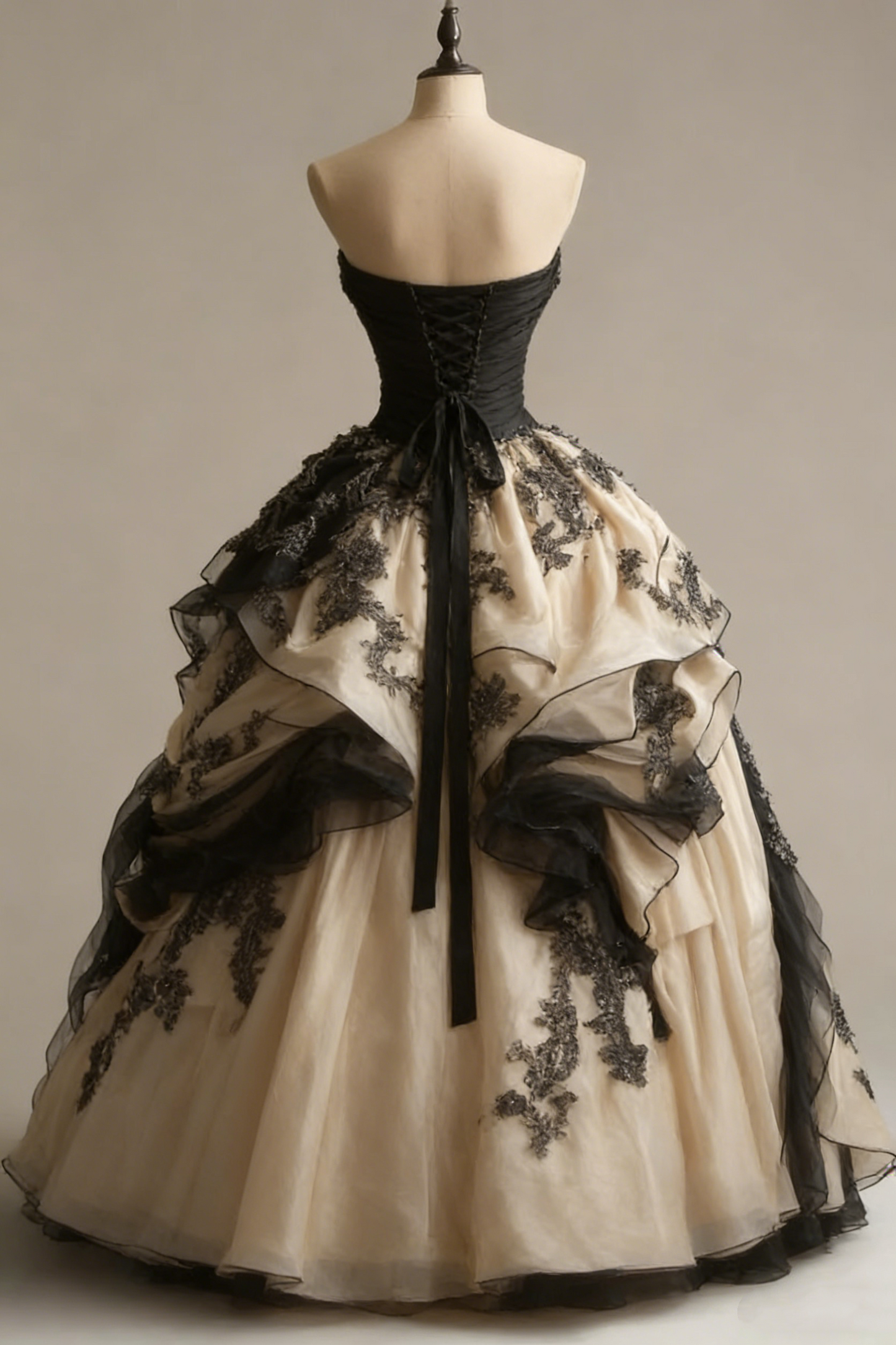 Retro Sweetheart A-Line Chiffon Beaded Long Prom Dress Evening Ball Gowns, DP5556