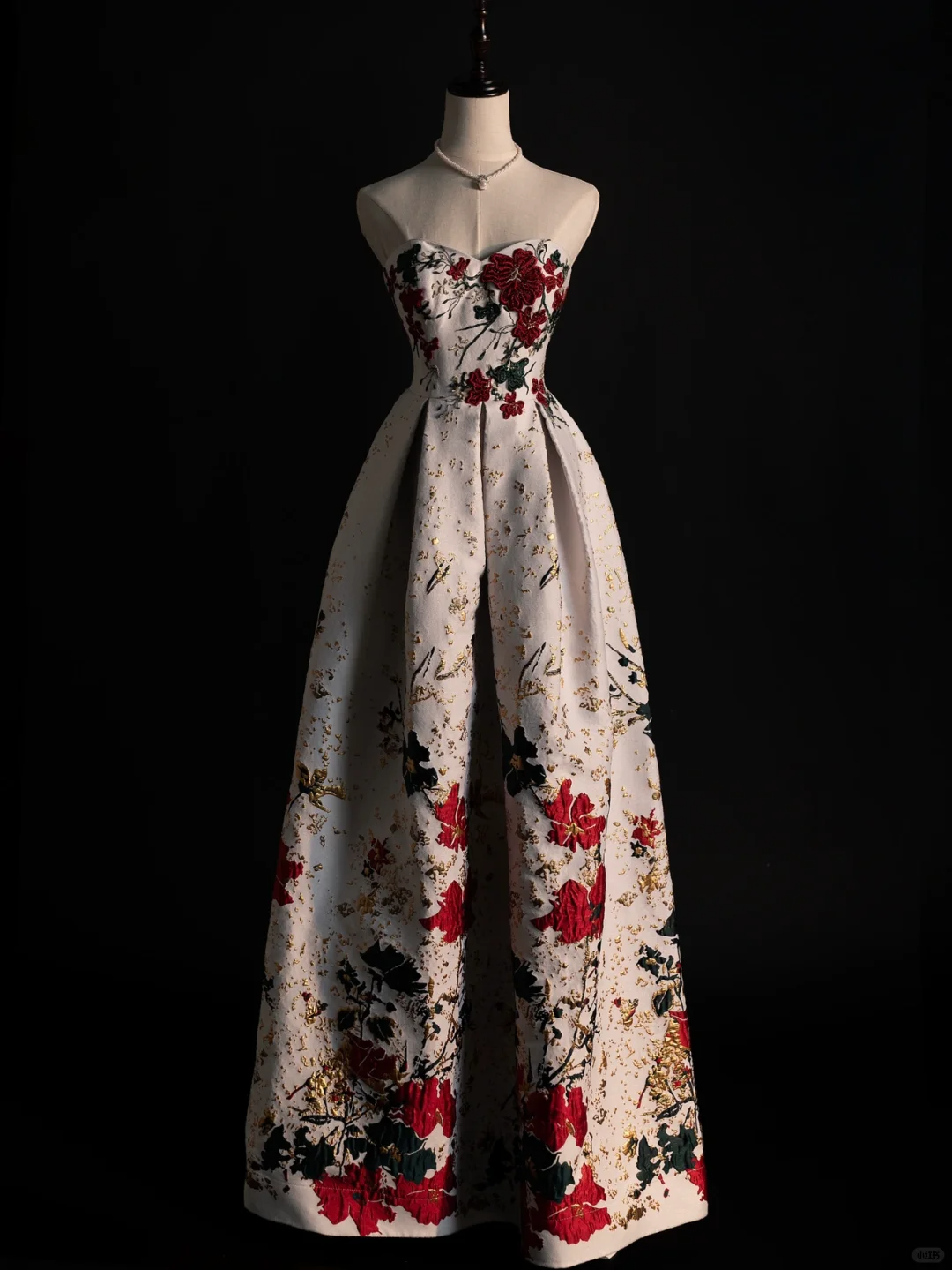 Robe de soirée longue bustier trapèze à appliques, nouvelle collection, DP5214