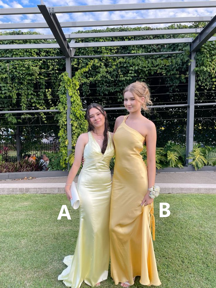 Yellow One Shoulder Backless Party Dress Wedding Guest Dress, DP3673 DSProm Yellow One Shoulder Backless Party Dress Wedding Guest Dress, DP3673 DSProm