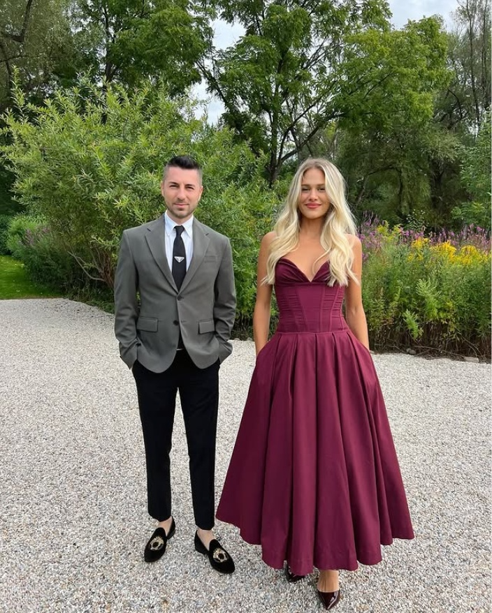 Strapless A-Line Elegant Long Party Gown Wedding Guest Dress, DP3475