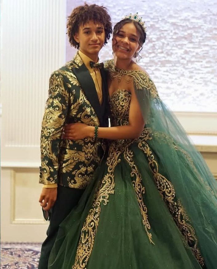 Dark Green Sweetheart Tulle Appliques Quinceanera Dress Sweet 16 Ball Gown, DP3709