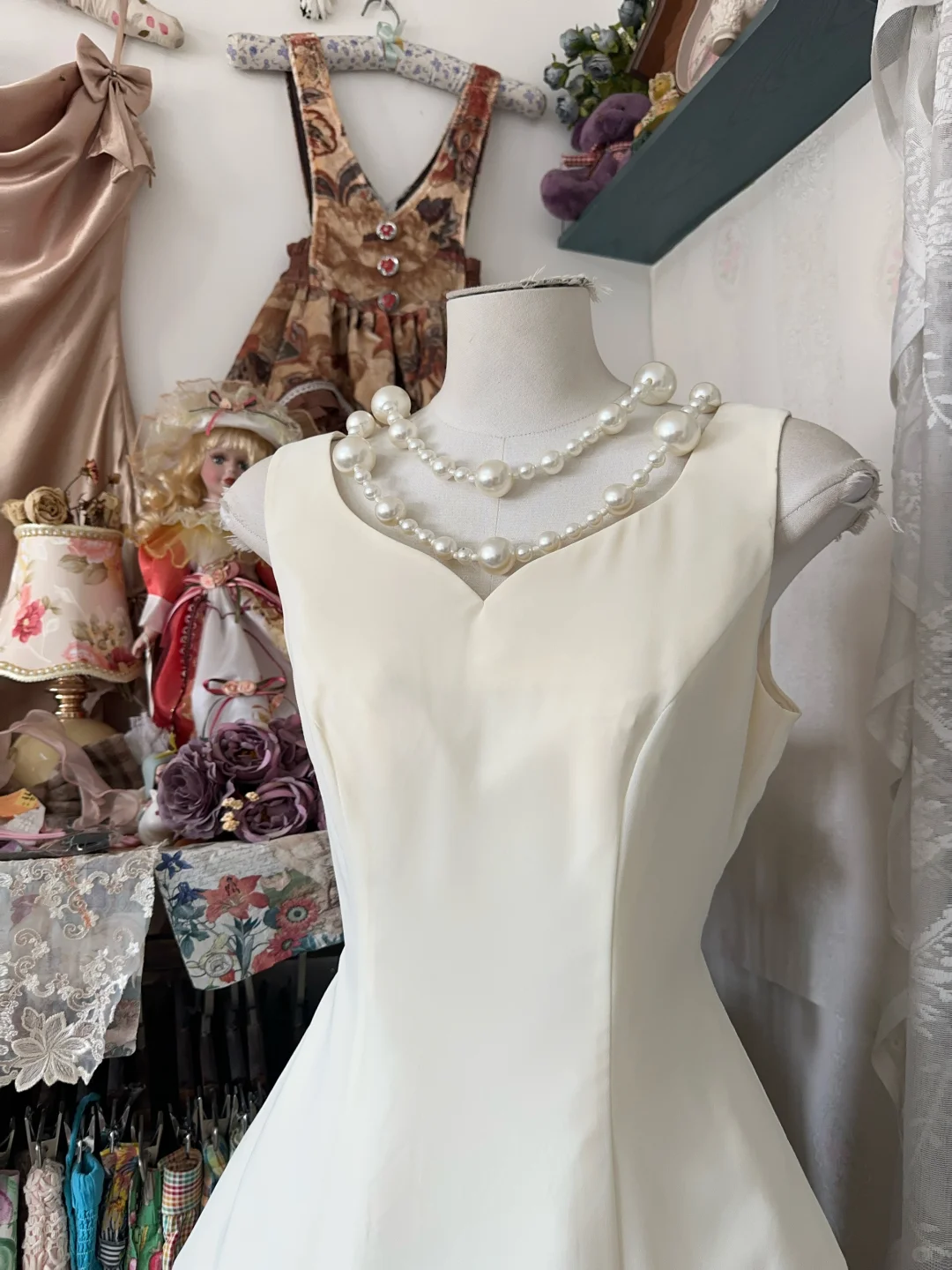 Vintage Simple Ivory Elegant A-Line Short Homecoming Dress Party Dress DP6206