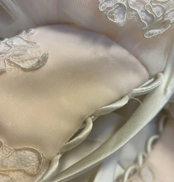 Retro Light Pink Sweetheart Applique Strapless Tulle Sweet 16 Quinceanera A-Line Evening Dress Ball Gown DP6284