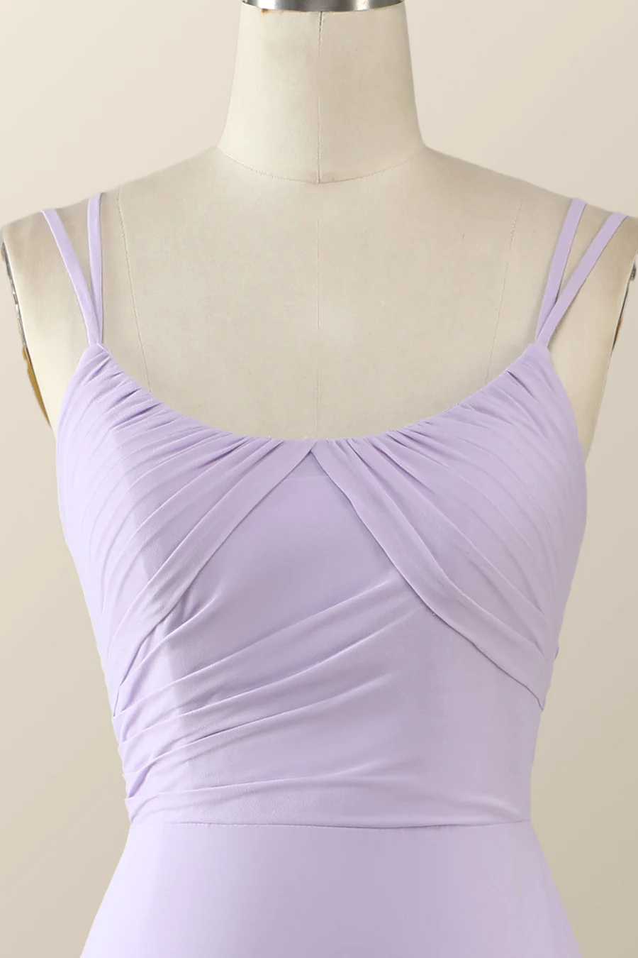 Salbeigrünes Chiffon Plissee Langes Partykleid Brautjungfernkleid,DP1814
