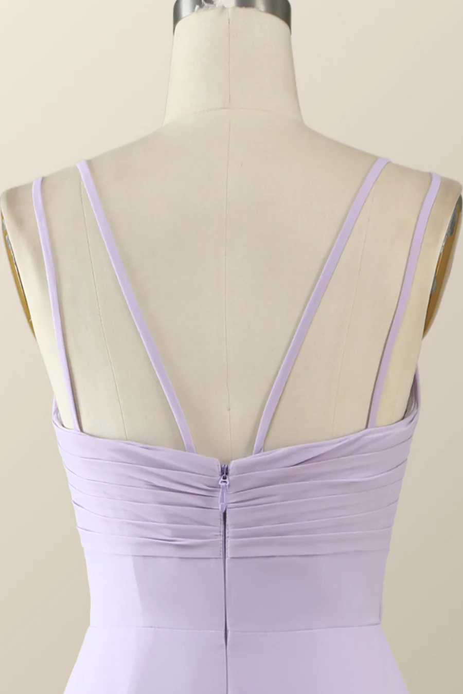 Salbeigrünes Chiffon Plissee Langes Partykleid Brautjungfernkleid,DP1814