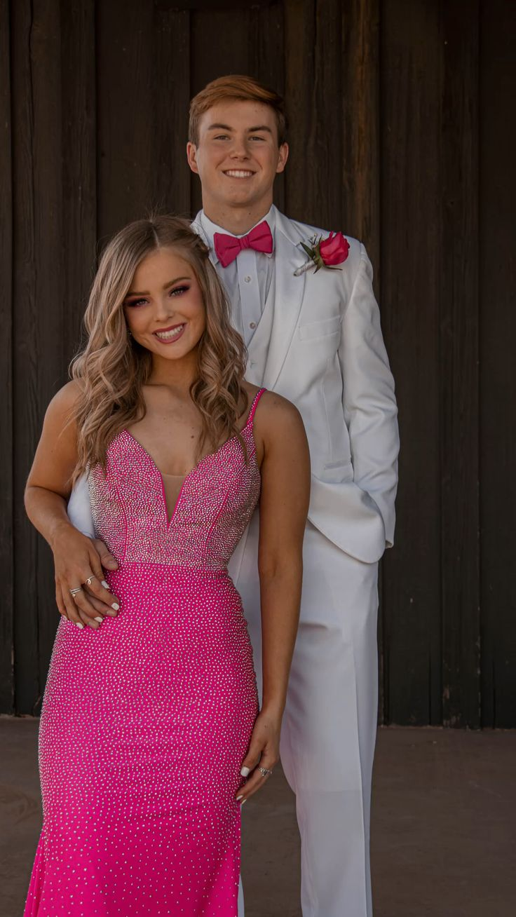 Fuchsia Perlenbesetztes Meerjungfrau-Ballkleid, DP942