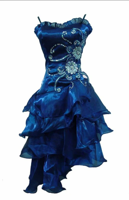 Vintage Shiny Beaded Spaghetti Strap A-Line Short Party Dress Cocktail Dress Homecoming Dress DP6468