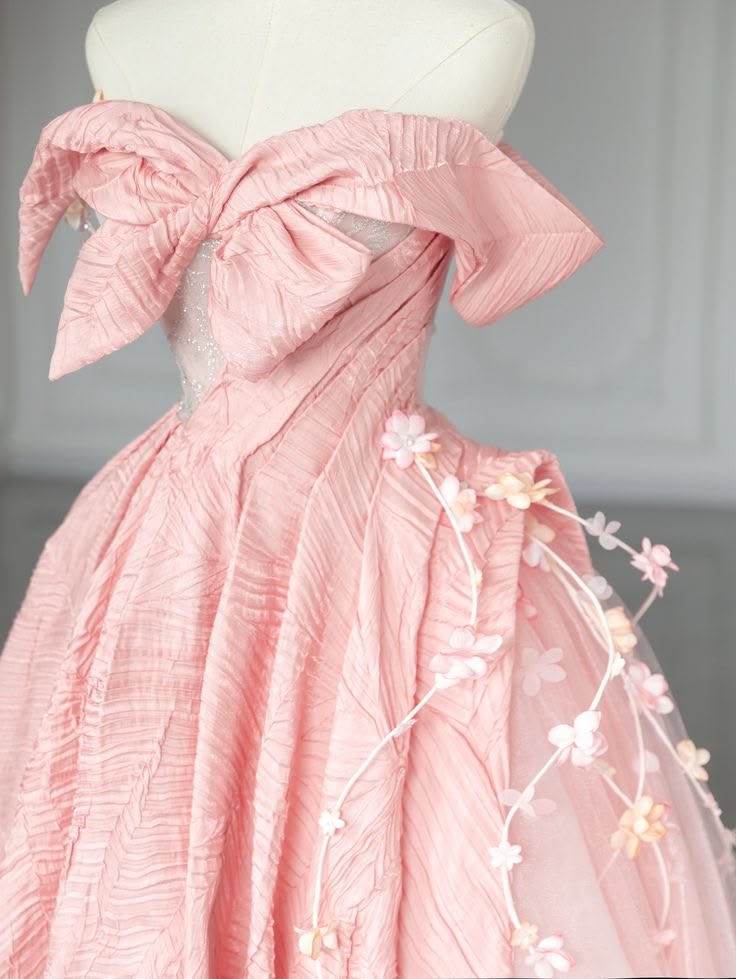 Ethereal A-line Sweetheart Pink Long Evening Dress Satin Prom Dress MD316