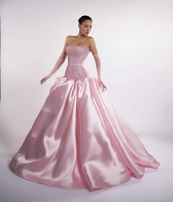 Ethereal Sheath Off-the-Shoulder Pink Long Evening Dress Satin Prom Dress MD320