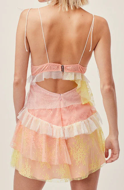 Cute Spaghetti Strap A-Line Short Party Dress Cocktail Dress Homecoming Dress DP6430