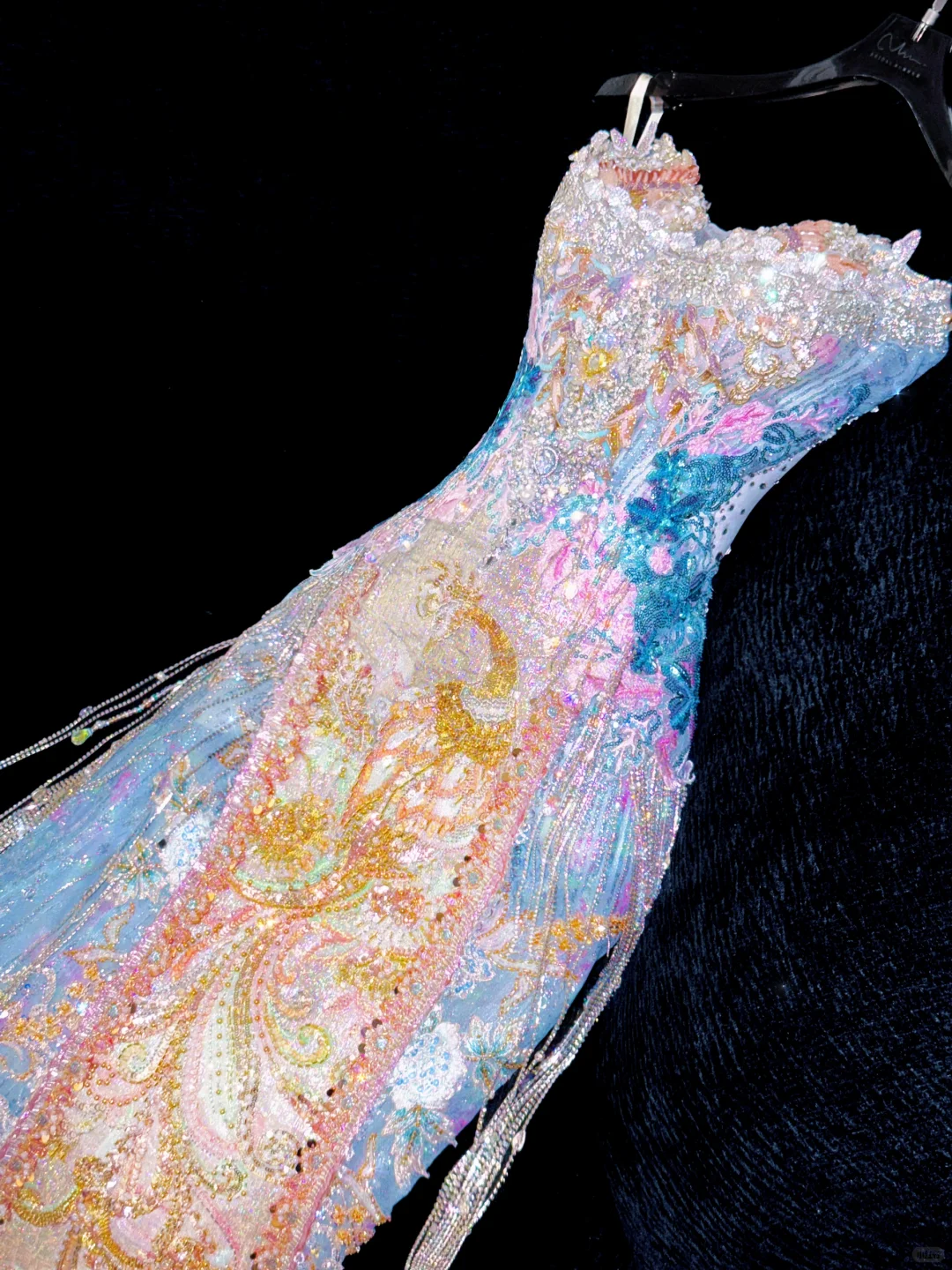 Gorgeous Sparkling Sweetheart Beaded Sequined Embroidery Design Elegant Mermaid Prom Dress Evening Dress DP6232