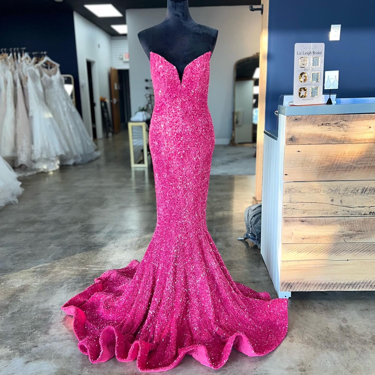 Glamorous Mermaid Evening Gowns Black Girl Sequin Prom Dresses,BL18616