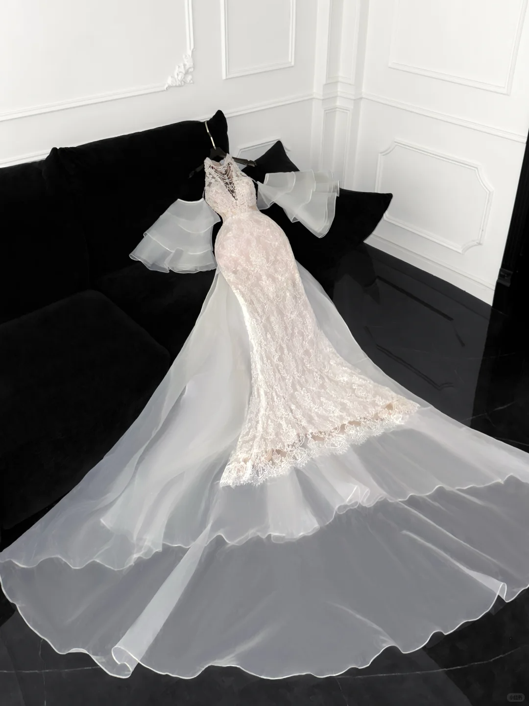 Elegantes Elfenbein-Applikationsdesign Meerjungfrau-Brautkleid, Ballkleid, Abendkleid DP6220
