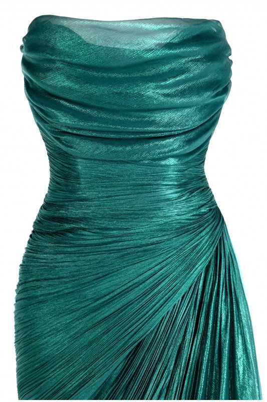 Elegant Strapless Sheath Chiffon Long Party Dress Wedding Guest Dress, DP4642