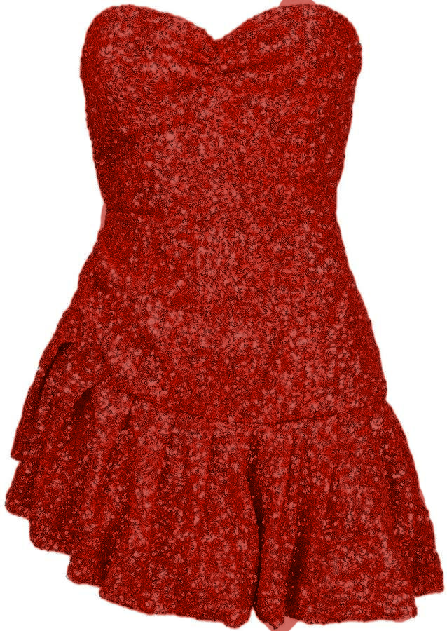 Gold Sweetheart Sequins Strapless Short Party Dress Homecoming Dress, DP3691