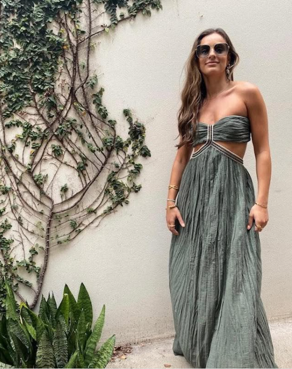 Purple Strapless Cut Out A-Line Long Party Dress,DP609