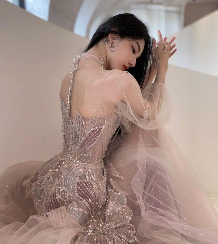 Pink Long Sleeves A-Line Elegant Long Formal Prom Dress Evening Gown, DP4225