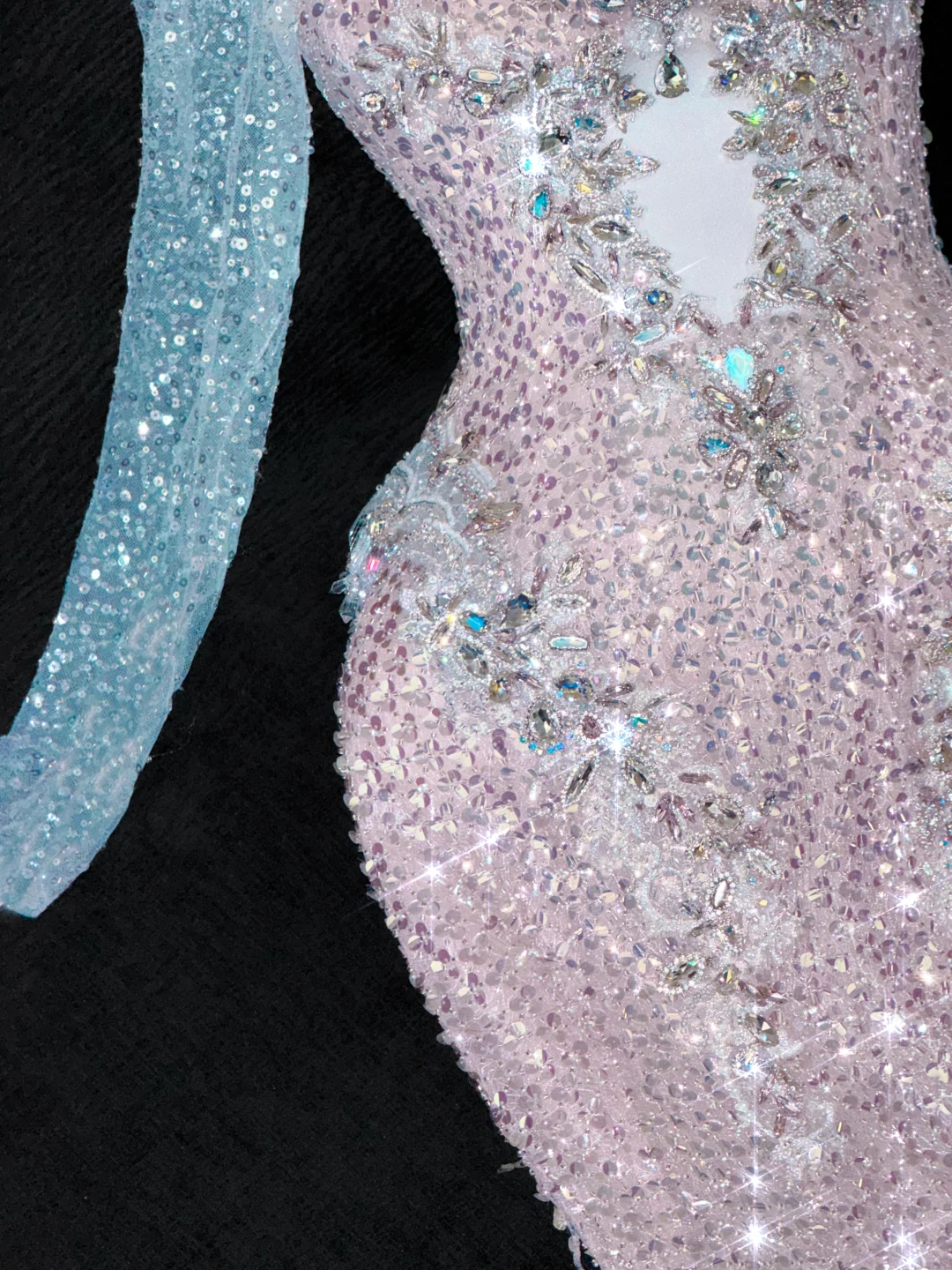 Vintage Shiny Pink Sequined Sweetheart Design Mermaid Prom Dress Evening Dress DP6222