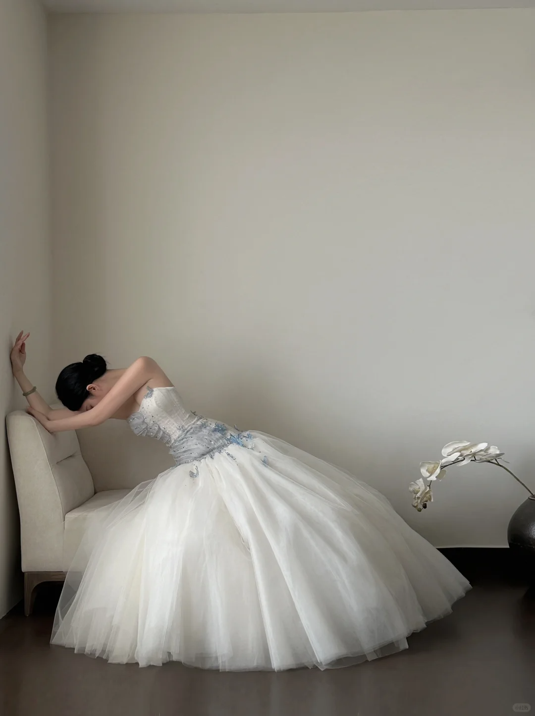 Elegant Strapless Mermaid Tulle Long Party Dress Wedding Dress Birthday Outfits, DP5106