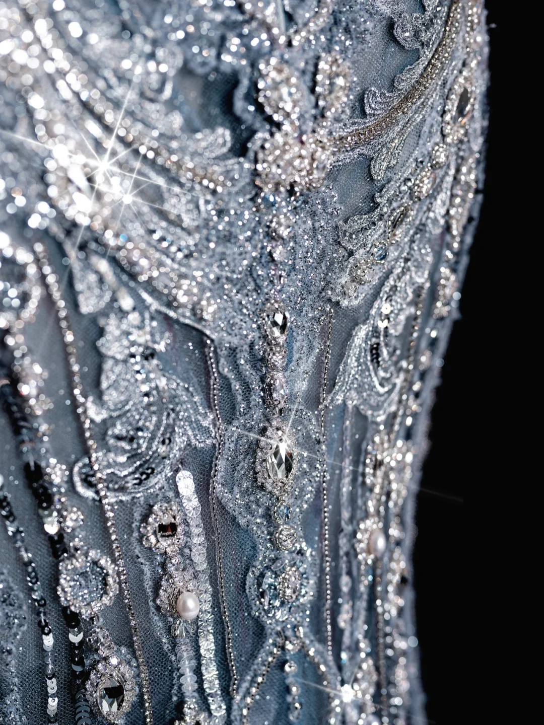 Blue Off Shoulder Mermaid Beading Long Evening Party Dresses Birthday Outfits, DP5209