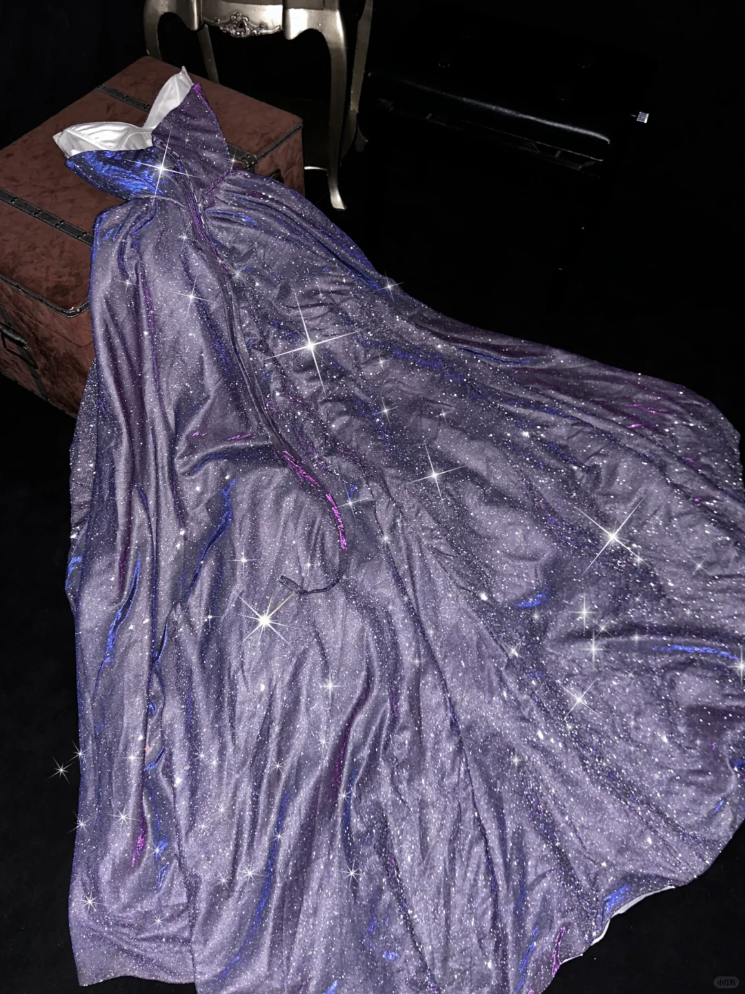 Shiny Purple Sweetheart A-Line Long Party Dress Formal Prom Dress Birthday Outfits, DP5068