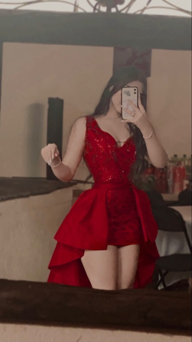 Superbe robe de soirée rouge à col montant, robe d'anniversaire, DP4394