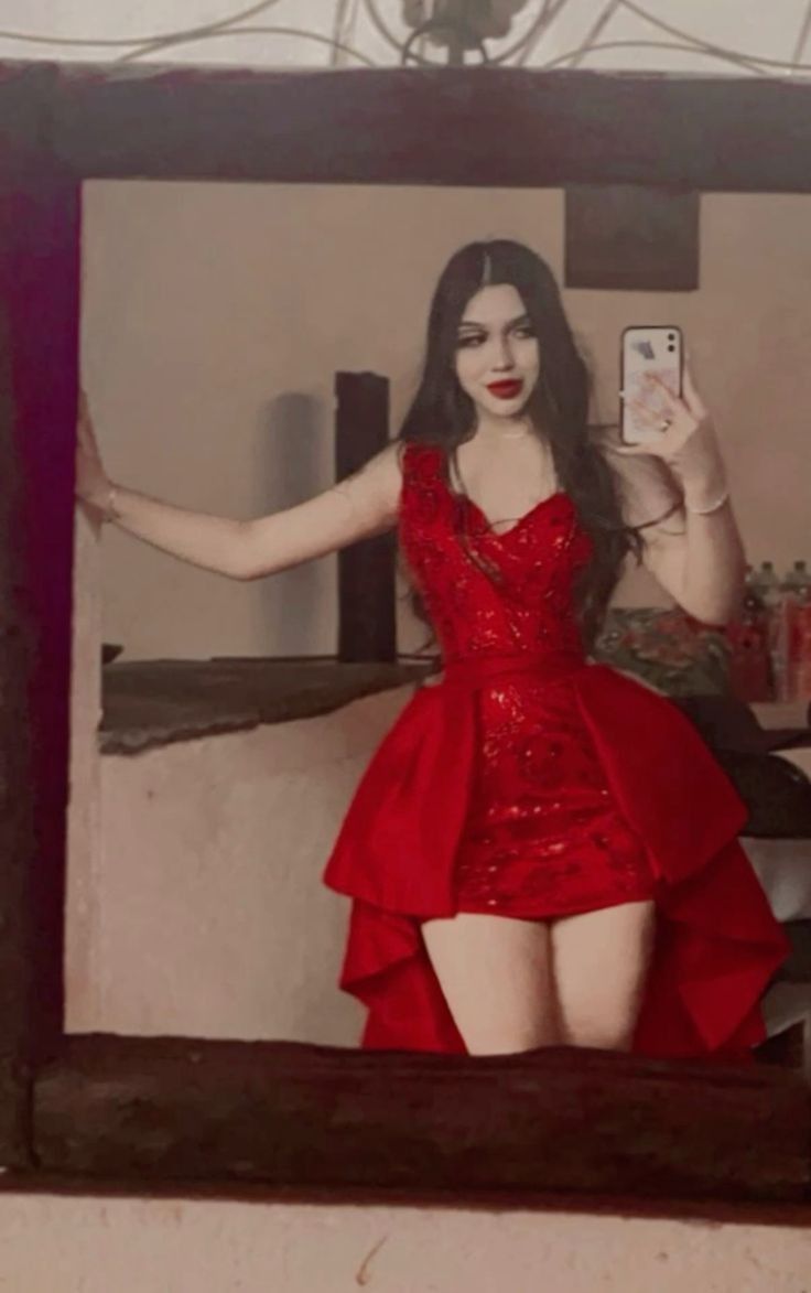 Superbe robe de soirée rouge à col montant, robe d'anniversaire, DP4394