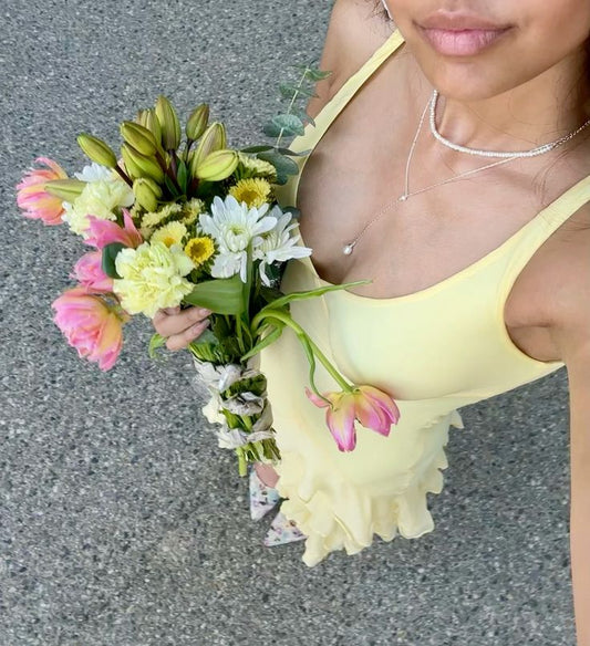 Elegant Light Yellow Mermaid Long Party Dress Wedding Guest Dress, DP4542