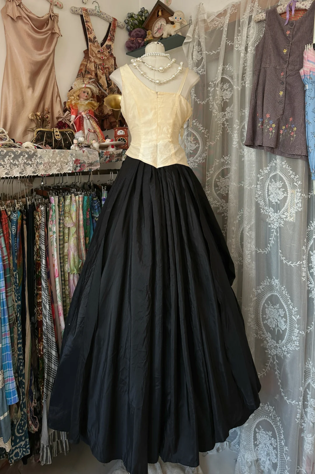 Vintage Sleeveless A-Line Long Party Dress Formal Evening Dress, DP4579