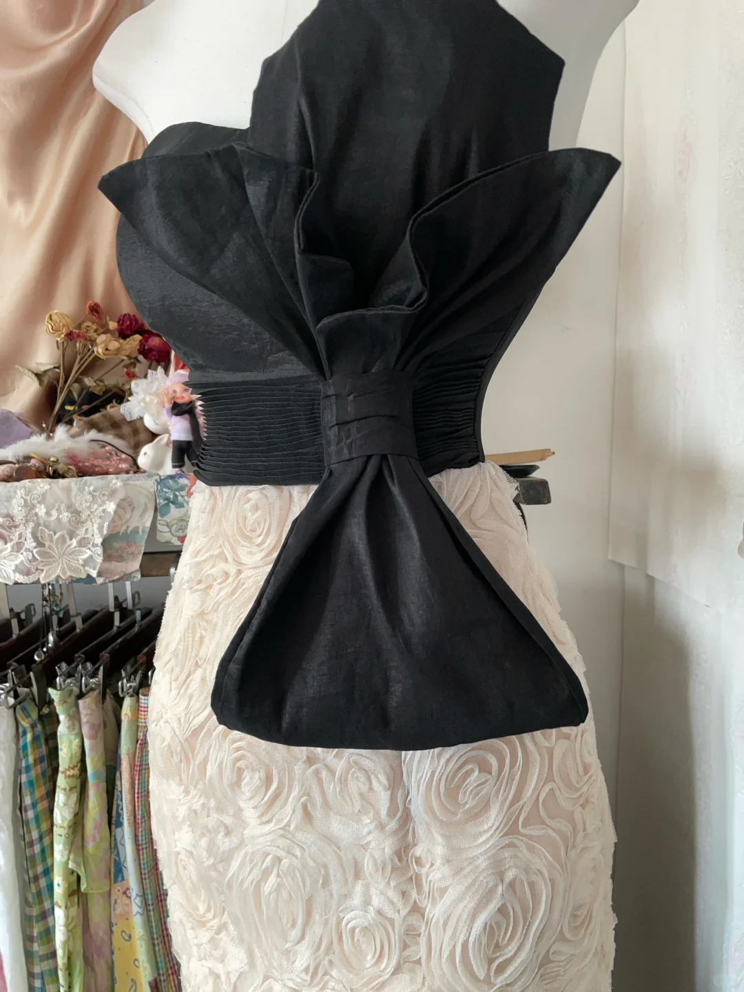 Robe de soirée longue style sirène rétro à col en cœur, DP4585