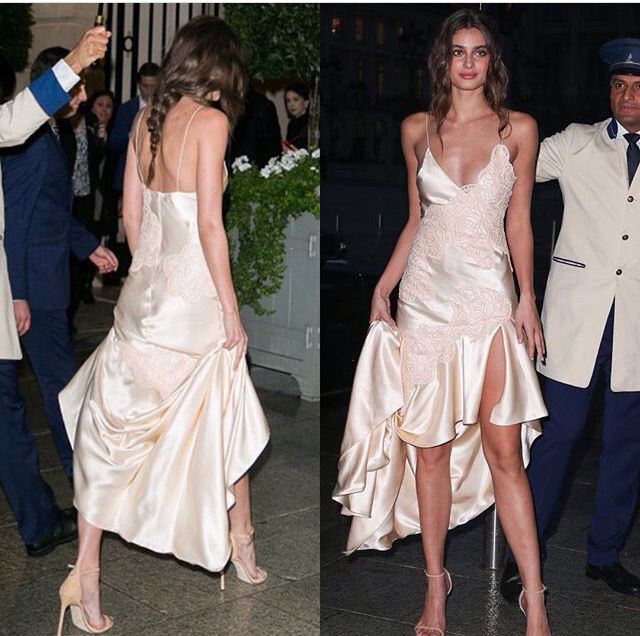 Champagne Spaghetti Straps Sheath Long Party Dress Evening Dress, DP4591
