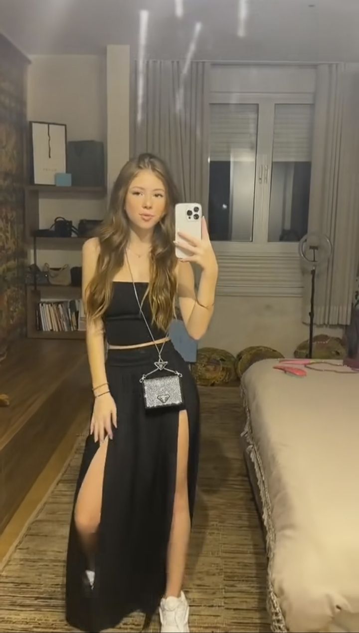 Sexy Black Two Pieces Sheath Long Party Dress Fashion Night Out Dress DP4761