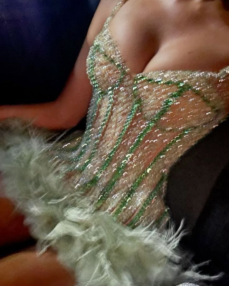 Gorgeoud Light Green Beading A-Line Homecoming Dress Short Party Dress, DP4827