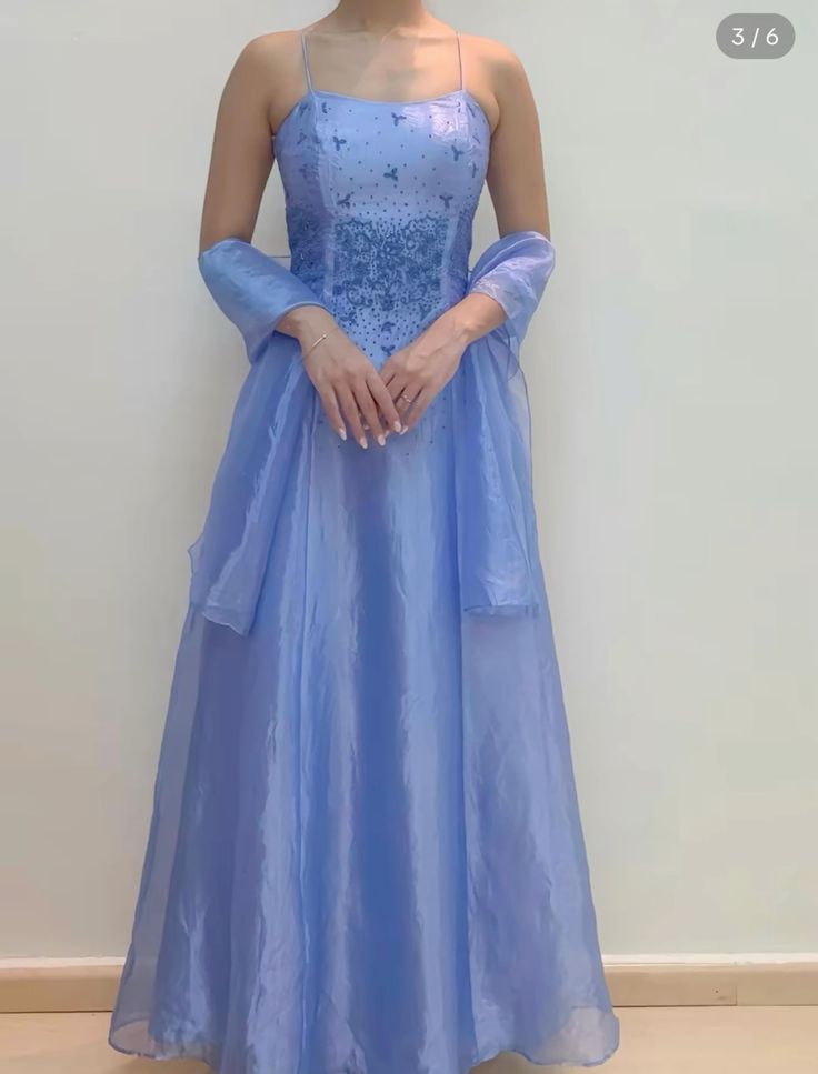 Lilac Spaghetti Straps A-Line Beading Long Prom Dress Vintage Party Dress, DP4842