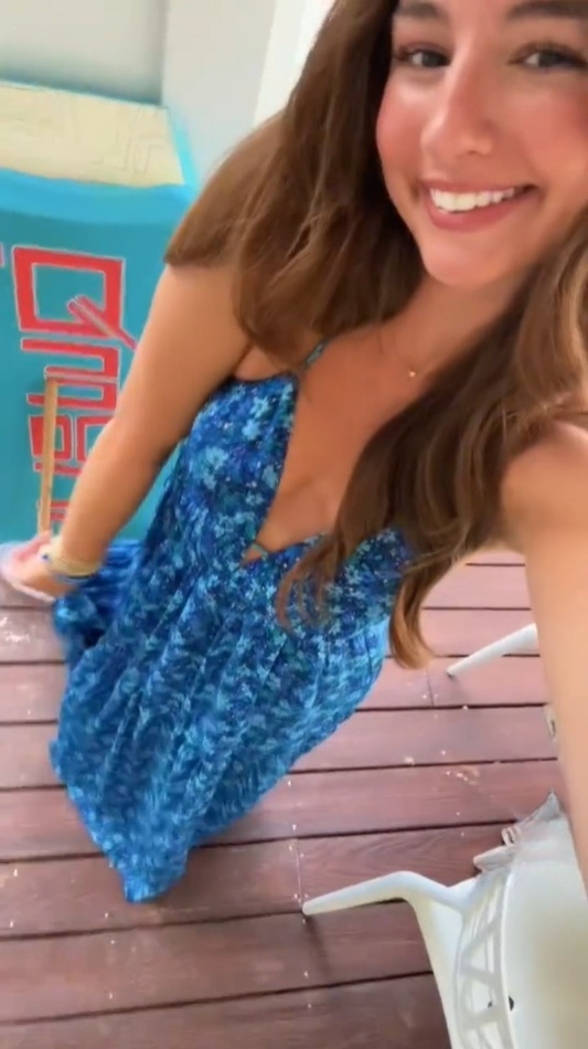 Blue Spaghetti Straps A-Line V Neck Long Party Dress Fashion Beach Dress, DP4870