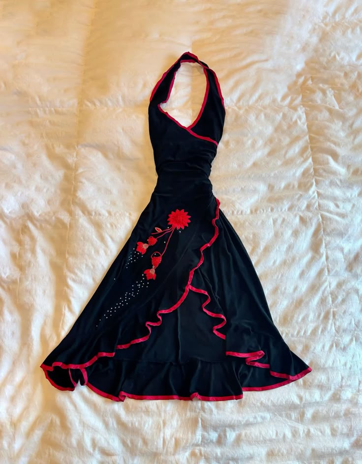 Robe de soirée longue noire à col licou, style vintage, robe de cocktail, DP4874